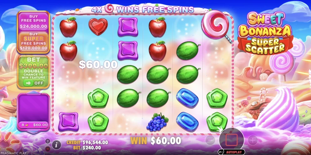 Sweet Bonanza Super Scatter